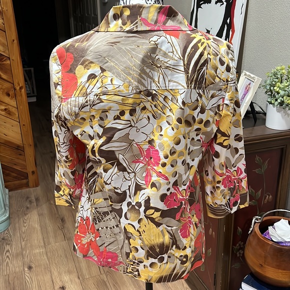 Chico’s Size 1 Small Blouse Jacket - Picture 4 of 7